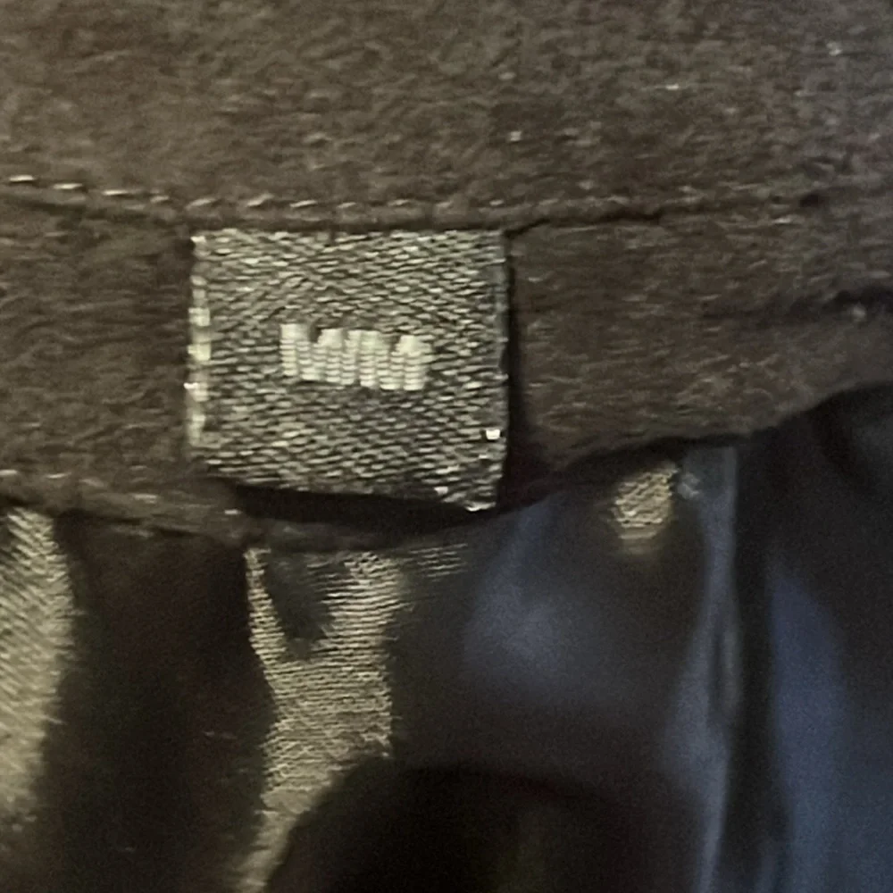 Black faux suede and knit button down shirt jacket size M